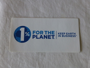 patagonia 1％ FOR THE PLANET ステッカー 1％ FOR THE PLANET パタゴニア PATAGONIA KEEP EARTH IN BUSINESS patagonia