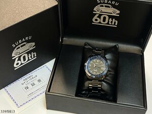 ★稼働品◎ SEIKO セイコー SUBARU スバル 60周年記念モデル 360本限定 4R35-03F0 自動巻き デイト 3針 メンズ 腕時計 箱付 3395H13-13