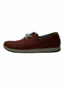 Clarks◆デッキシューズ/26cm/ORN/キャンバス/ノーウィン/スリッポン