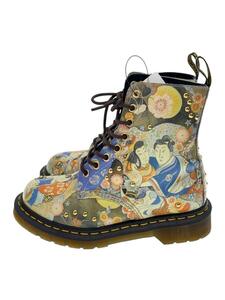 Dr.Martens◆浮世絵/ブーツ/UK4/マルチカラー/AW006 SI01T