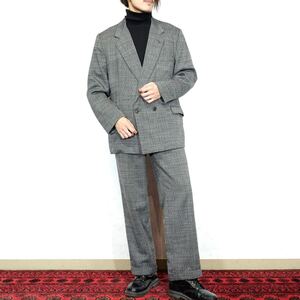 EU VINTAGE styL DOUBLE DESIGN SET UP SUIT/ヨーロッパ古着ダブルデザインセットアップスーツ