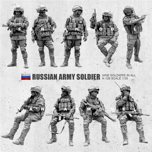 1/35 Modern Russian Soldiers 9 Figures Set　(現用ロシア兵)