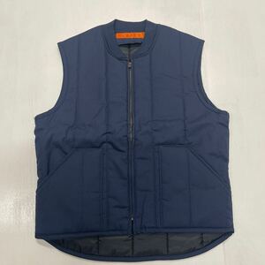 L 新品 ダックベスト RED KAP BLENDED DUCK INSULATED VEST VT22 NAVY 紺色 レッドキャップ ベスト