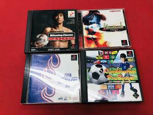 FIFA ワールドカップフランス98 ウイニングイレブン 2000リベルログランテ コンビネーションサッカー 帯 ハガキ 付 4本 セット 帯