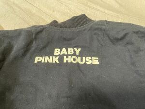 ☆☆BABY PINKHOUSE(ベビーピンクハウス)の背中ロゴブルゾン.M(110)☆☆