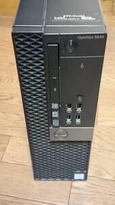 中古 DELL デル optiplex 3040 本体、電源ケーブル 動作確認済み　(新品メモリーDDR3L 8GB×2搭載)16GB core i5 6500　HDD 500GB 