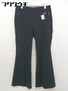 ◇ DAKS GOLF ダックスゴルフ センタープレス スラックス パンツ サイズ70-95 ブラック レディース