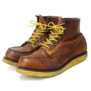 REDWING レッドウィング US7.5E 25.5cm モックトゥ 875 犬刻印 1997年製 アイリッシュセッター ワークブーツ オロイジナル 10007260