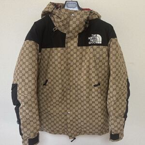 【超希少】Gucci x The North Face グッチ x ノースフェイス コラボ ダウンジャケット GGキャンバス バックロゴ 670769 Z8APW 2190