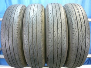 エコピア R680▼165/80R14●6分山 4本 2022年製！取付/手渡し可！●バネット ボンゴバン ADエキスパート NV200●(r3156