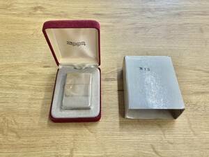 ☆1円スタート☆ ★未開封・未使用品★ ZIPPO ジッポ STERLING SILVER スターリングシルバー 無地 №15 1993 箱・ケース付 希少