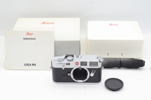 【適格請求書発行】美品 LEICA M6 NON TTL ボディ レンジファインダーフィルムカメラ クシルバー MF 元箱付【アルプスカメラ】241116c