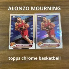 topps chrome basketball ALONZO MOURNING