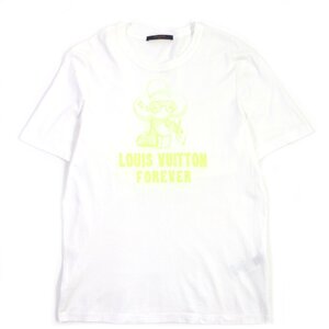 美品▼LOUIS VUITTON ルイヴィトン HFY07W キム・ジョーンズ期 ヴィヴィエンヌプリント ネオンカラー 半袖Ｔシャツ XL 正規品　メンズ