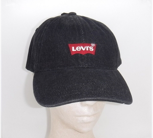 即決■★LEVI’S★■ブラックデニムキャップ