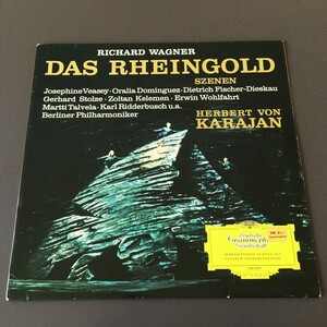 [i30]/ 独盤 LP /『ワーグナー ラインの黄金 ハイライト カラヤン Wagner Das Rheingold Highlights Karajan』/ 136 437