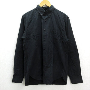 X★ ジェイクルー/sewn for J.CREW 長袖BDシャツ ドレスシャツ【M】黒MENS/15【中古】■