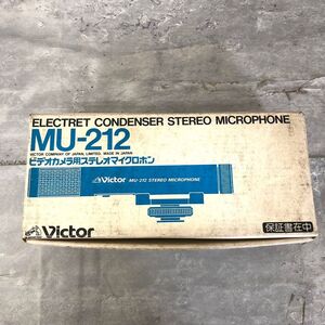 Victor ビクター mu-212 ビデオカメラ用　ステレオズームマイクロホン