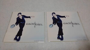 □　ガクト　Gackt　【　EVER 非売品　ステッカー　2枚セット ♪未開封新品　】