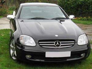 1998-2004 メルセデス ベンツ SLK R170 フロント スポーツ グリル 3フィン AMG / ラジエーター バンパー カバー スポイラー CLスタイル