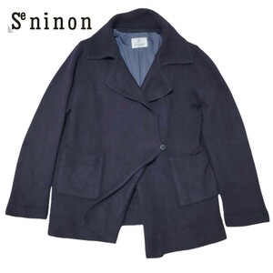 【上質カシミヤ100％】日本製 セ・ニノン Se ninon ニットジャケット F カシミヤカーディガン セニノンセレクト Seninon selected フリー