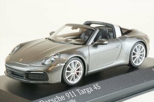 MINICAPMS/ミニチャンプス 1/43 ポルシェ 911 992 タルガ 2020 グレーメタリック