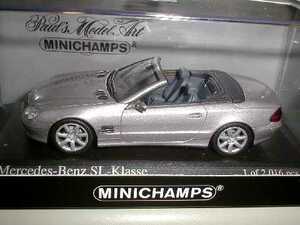 PMA 1/43 Mercedes メルセデス Benz ベンツSLカブリオレ 2003 (DシルバーM)