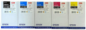 ◆◇　新品未開封　純正品　EPSON インクカートリッジL IC(BK/C/M/Y)93L　4色セット　計5個　◇◆ 