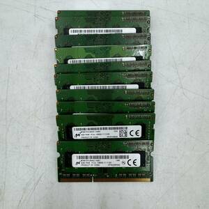 中古品/メモリ/Micron/ノートパソコン用/4GB/PC3-12800S/DDR3/動作未確認 10枚まとめ 010