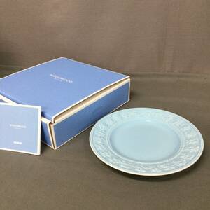 060412　262665　WEDGWOOD　FESTIVITY　ウェッジウッド　プレート　ブルー　皿　ブランド食器　キッチン用品　食卓　　