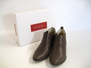 REGAL / リーガル レザーブーツ ショート ブーティ ブラウン レディース サイズ : 23cm 茶