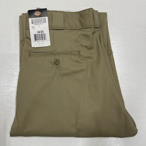 W34 カーキ 新品 874 ディッキーズ KHAKI DICKIES オリジナル 874 USA MODEL ワークパンツ 2