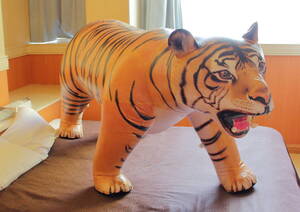 ★激レア 正規品 G&G (Merek)製 Inflatable Bengal tiger空気ビニール 風船 人形/空ビ/エアーバルーン/ベンガルタイガー/浮き輪 