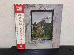 J　Led Zeppelin　Led ZeppelinⅣ(レッド・ツェッペリン IV)　帯付き　国内盤　LP　P-10125A　洋楽　ロック