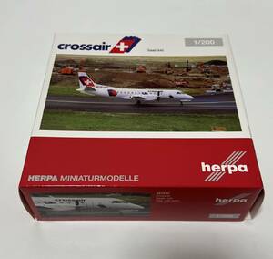 未使用品 herpa 1/200 crossair クロスエア サーブ Saab 340