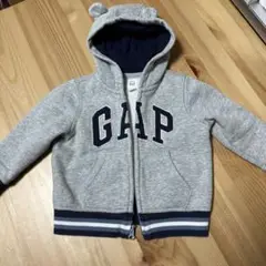 GAP フード付きトレーナー 12-18ヶ月 グレー