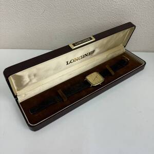 【TS1227】LONGINES ロンジン クォーツ 腕時計 メンズウォッチ ゴールドカラー 金色 動作未確認