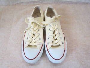 CONVERSE ALLSTAR OX（コンバース オールスターLOW）　[M9165]　　生成×赤紺ライン　　25㎝　US6.5　　着用少　　ok2411D