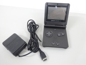 動作確認済み 初期化済み Nintendo 任天堂 GAME BOY ADVANCE SP ゲームボーイ アドバンス AGS-001 本体 ブラック 黒 電源アダプター付属