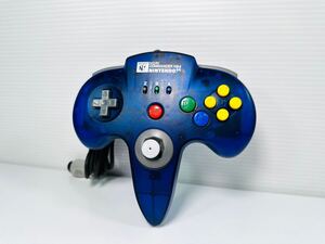 動作品 ホリ HORI COMMANDER 64 コントローラー NINTENDO64 ニンテンドウ64 任天堂64 N64 ブルーHORI コマンダーHN6-03