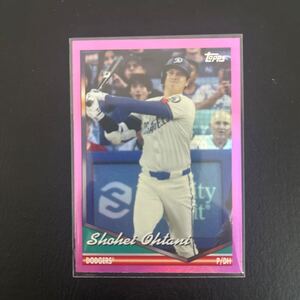 【貴重】2024 topps archives 大谷翔平 ピンクホイールカード MLB Refractor Baseball ロサンゼルス・ドジャース