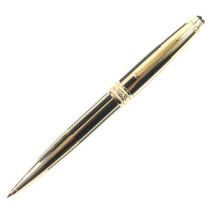 美品▼MONTBLANC モンブラン マイスターシュテュック ソリテール ドゥエ ホワイトスター シャープペンシル ゴールド ブラック ドイツ製