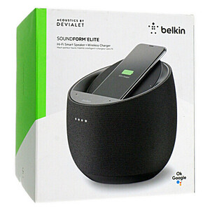 BELKIN スマートスピーカー SOUNDFORM ELITE G1S0001dq-BLKJP ブラック [管理:1100044345]