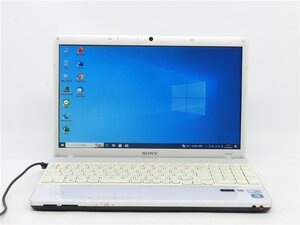 カメラ内蔵/15.6型/ノートPC/Windows10/爆速SSD240/4GB/COREi5 M480/SONY　VPCEB49FJ　無線マウス office搭載/テンキー/Bluetooth