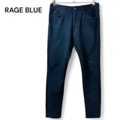 【レイジブルー　RAGE BLUE】メンズ　チノパン　ストレートパンツ　黒