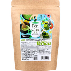 まとめ得 ※PonCha(ポンチャ) 抹茶 50g(50粒入) x [4個] /k