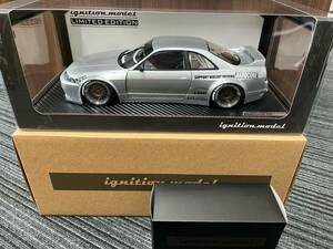 イグニッションモデル NISSAN 日産 GT-R RCNR33 IG3031 1/18 シルバー PANDEM パンデム IG3159 RB26 エンジン付き 爆安 99円スタート