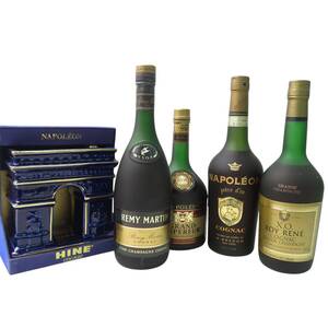 【1,000円～】ブランデー 5本 まとめ売り REMY MARTIN / HINE / GRAND EMPEREUR 他【未開栓】[M6251]