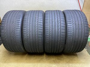 295/40R21 111Y コンチネンタル Contact5 SUV 2019年製バリ山　295/40ZR21 中古4本