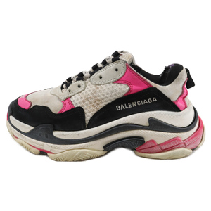 BALENCIAGA バレンシアガ Triple S トリプル S ローカットスニーカー ホワイト/ピンク US7/24.5cm 524039